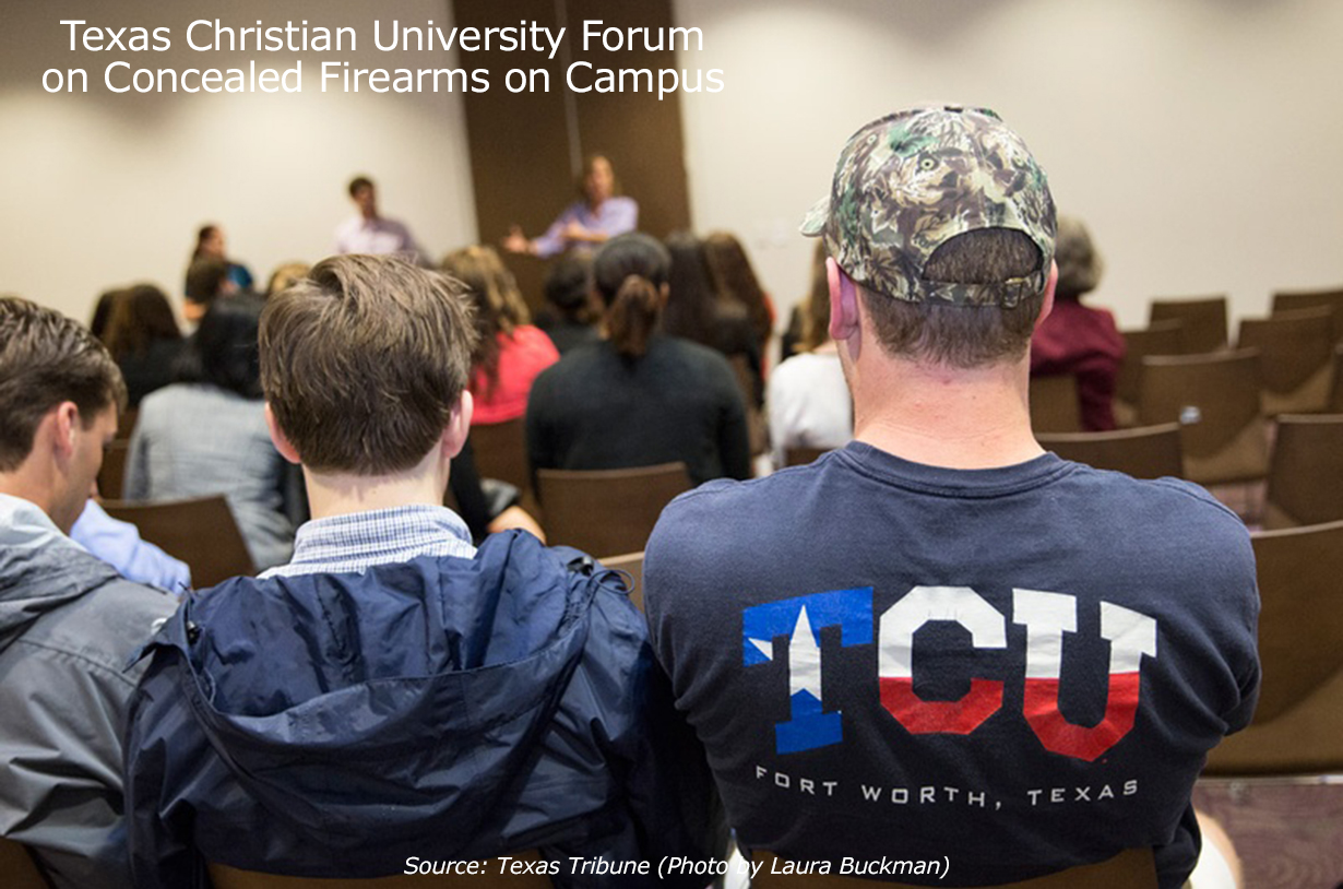 TCU Forum Discusses Concealed Firearms on Campus