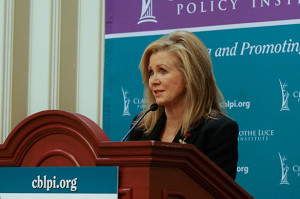 CBLPI's Woman of the Year Marsha Blackburn speaks to young leaders
