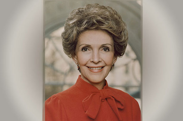 Former First Lady Nancy Reagan's official portrait