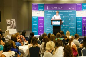 Former US Treasurer Bay Buchanan offers career lessons to young professional women