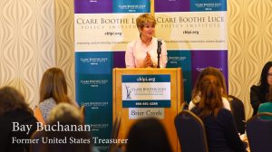 Bay Buchanan speaks at CBLPI's NC Women's Summit