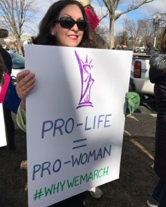 March for Life sign