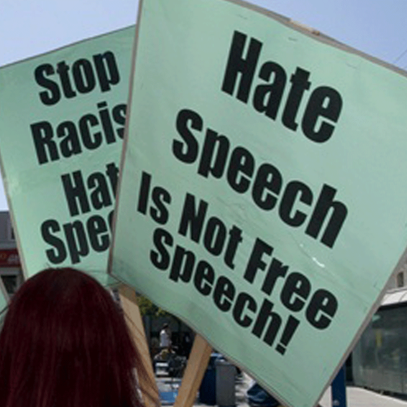 Yes Hate Speech is Free Speech