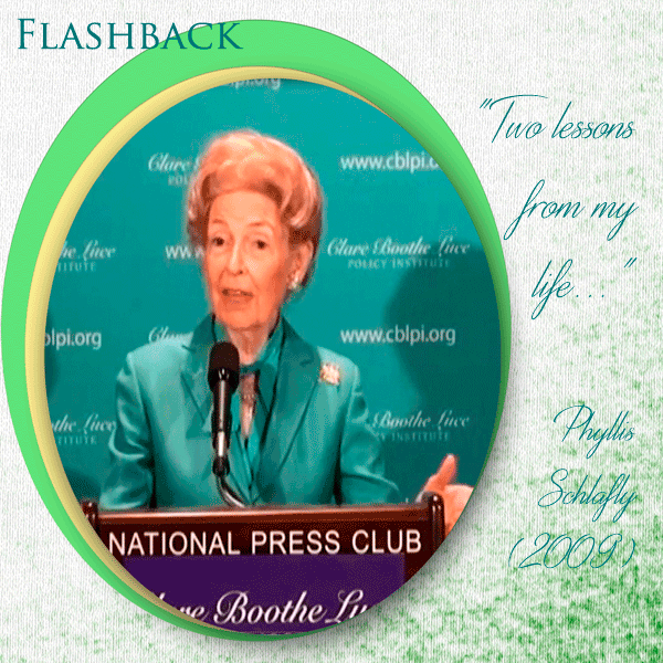 25th Anniversary Flashback: Phyllis Schlafly