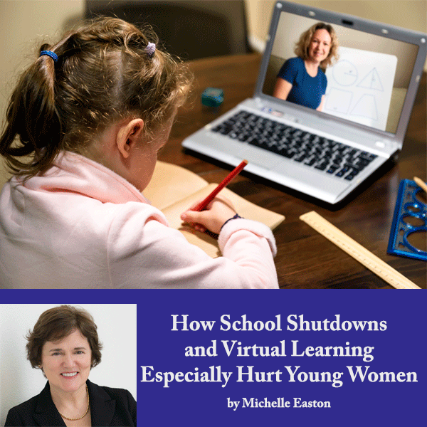 How School Shutdowns & Virtual Learning Especially Hurt Young Women